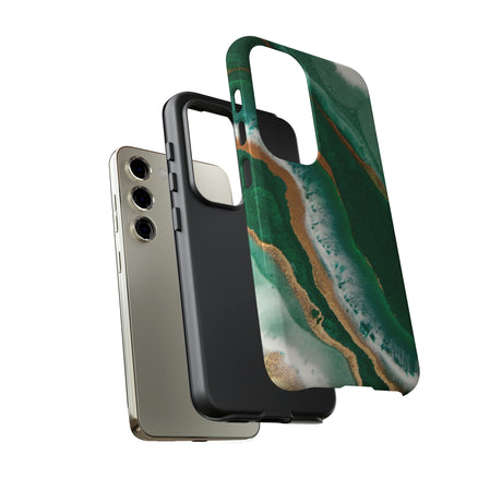 Green & Gold Epoxy Android Case (Protective) Phone Case