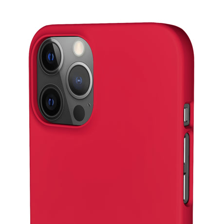 Crimson Red iPhone Case (Slim) Phone Case