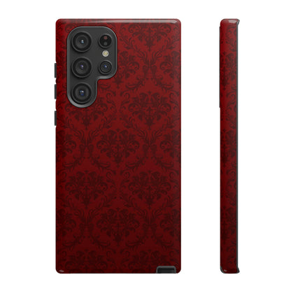 Dark Red Wallpaper Android Case (Protective) Samsung Galaxy S22 Ultra Glossy Phone Case