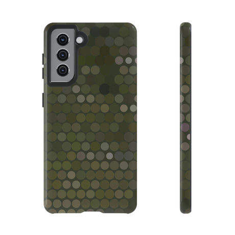 Military Dot Camo Phone case Samsung Galaxy S21 Glossy Phone Case