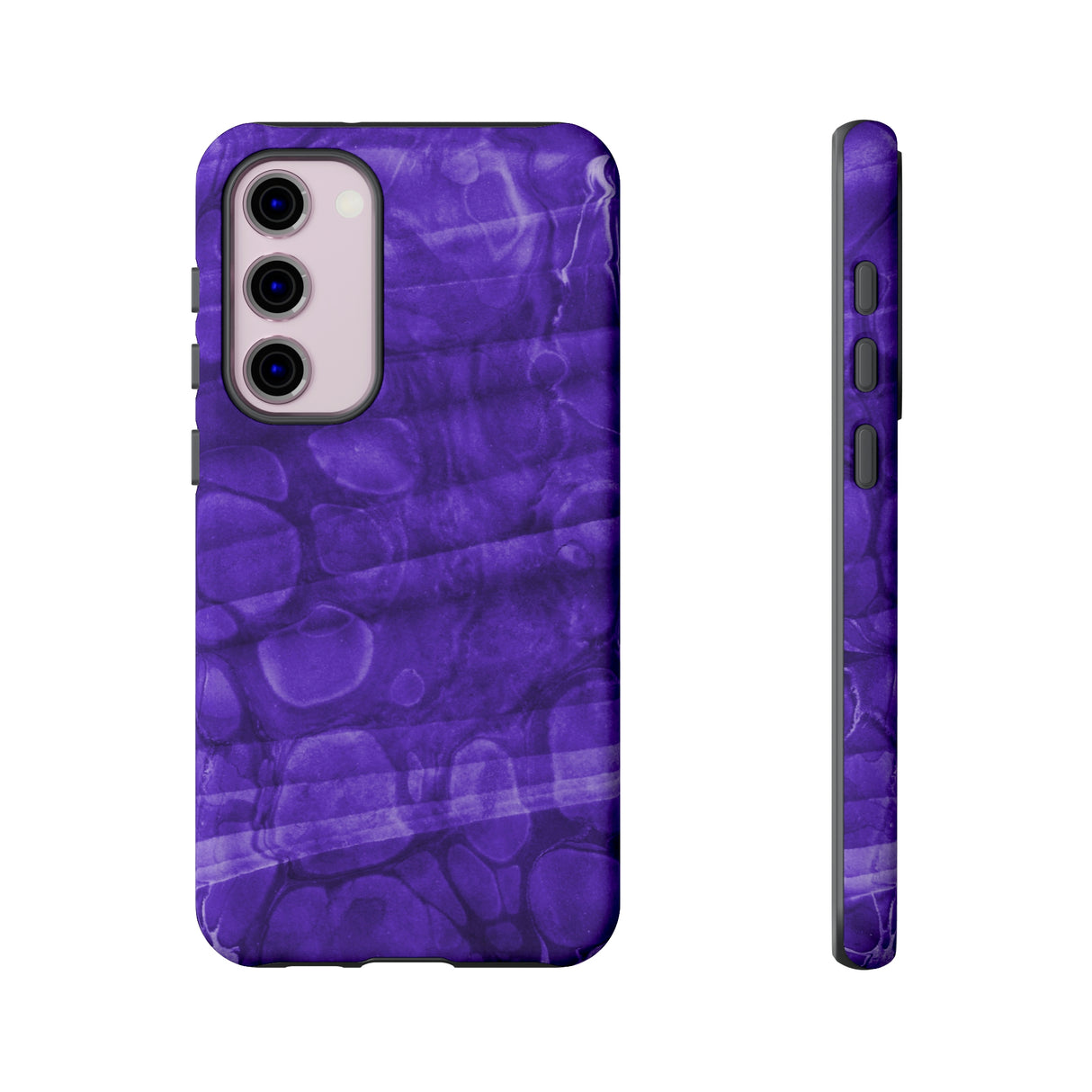 Purple Ebru Art Android Case (Protective) Samsung Galaxy S23 Plus Matte Phone Case