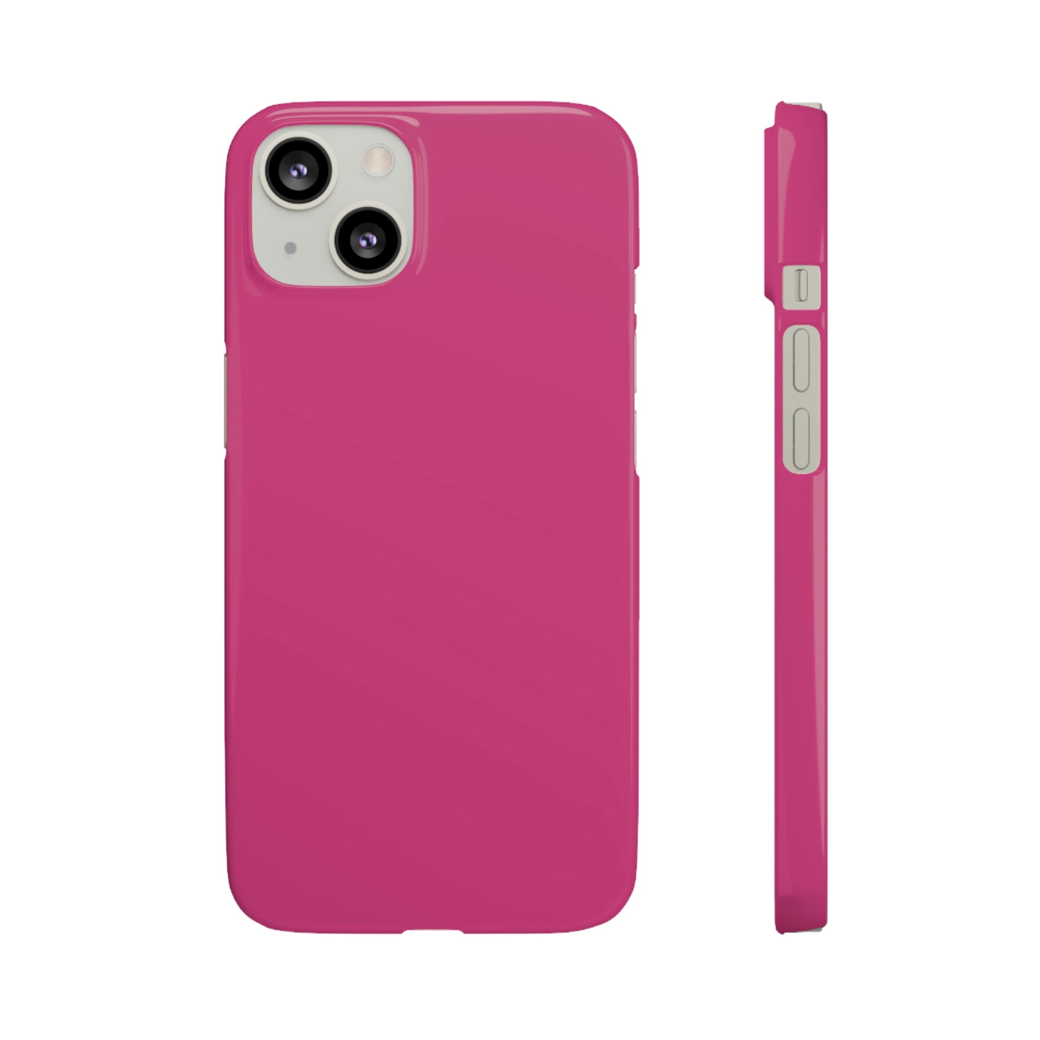 Fuchsia Purple iPhone Case (Slim) iPhone 13 Glossy Phone Case