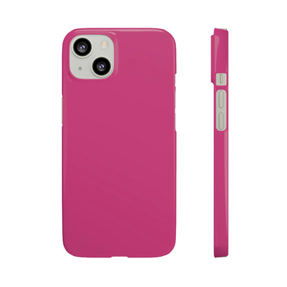 Fuchsia Purple iPhone Case (Slim) iPhone 13 Glossy Phone Case