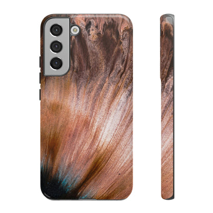 Light Brown Ink Art Android Case (Protective) Samsung Galaxy S22 Plus Glossy Phone Case