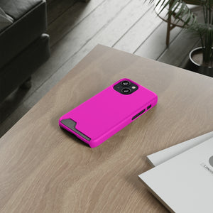 Hot Magenta iPhone Case (Card) Phone Case