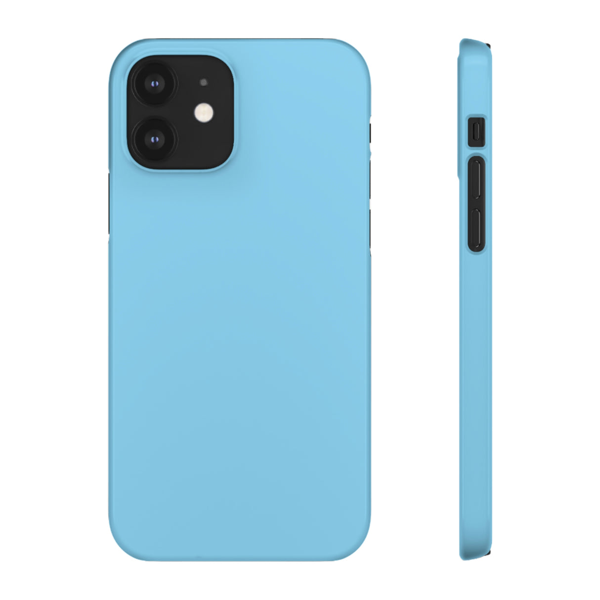 Baby Blue iPhone Case (Slim) iPhone 12 Glossy Phone Case