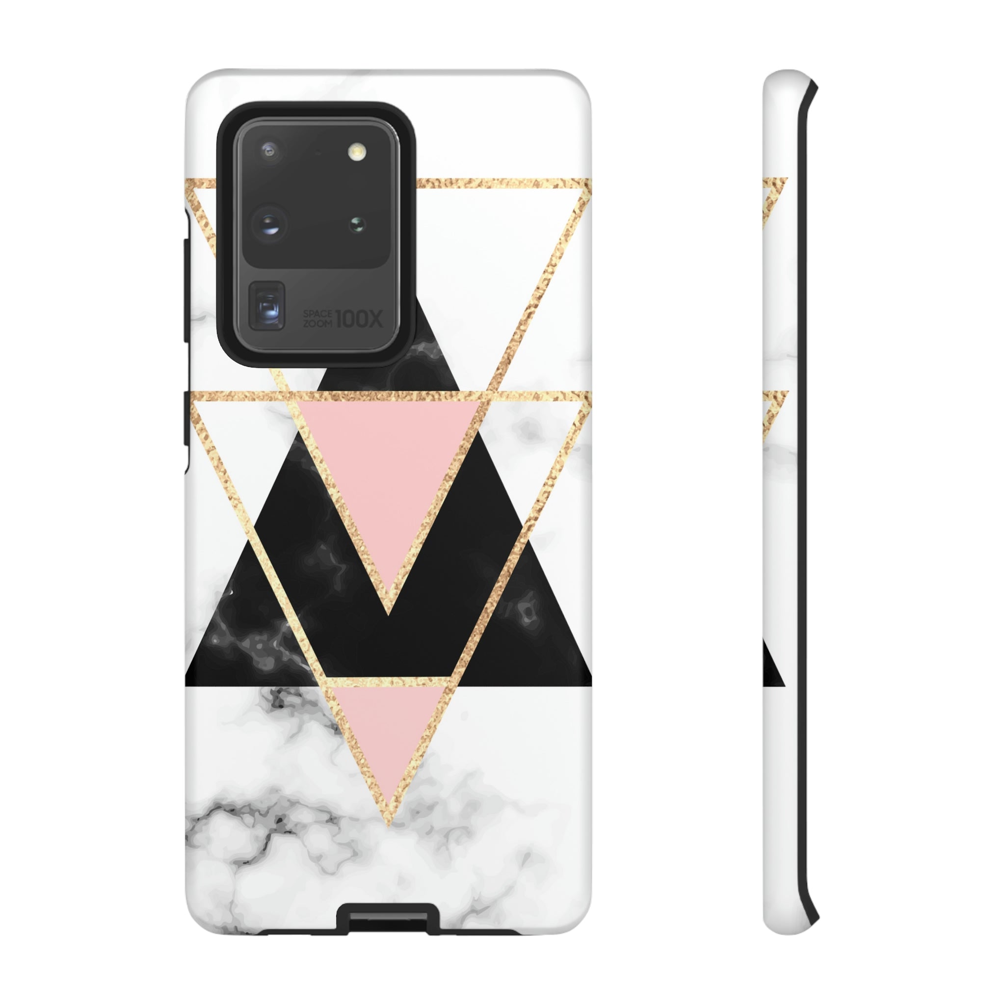 Marble Triangles Android Case (Protective) Samsung Galaxy S20 Ultra Matte Phone Case