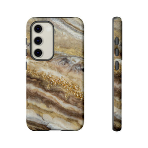 Gold Epoxy Android Case (Protective) Samsung Galaxy S23 Glossy Phone Case