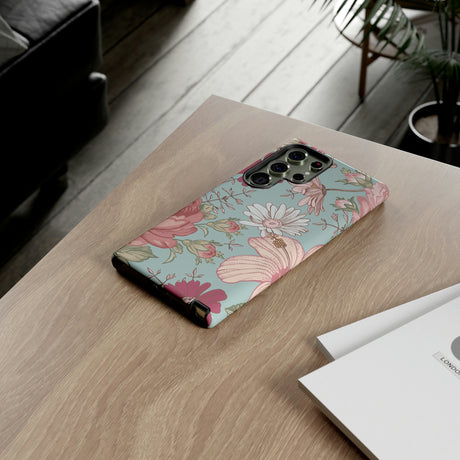 Hibiscus Vintage Flower Samsung Case (Protective) Phone Case