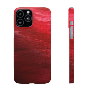 Red Feather Ink Art iPhone Case (Slim) iPhone 13 Pro Max Matte Phone Case