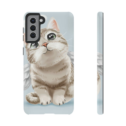 Cute Angel Cat Android Case (Protective) Samsung Galaxy S21 Plus Matte Phone Case