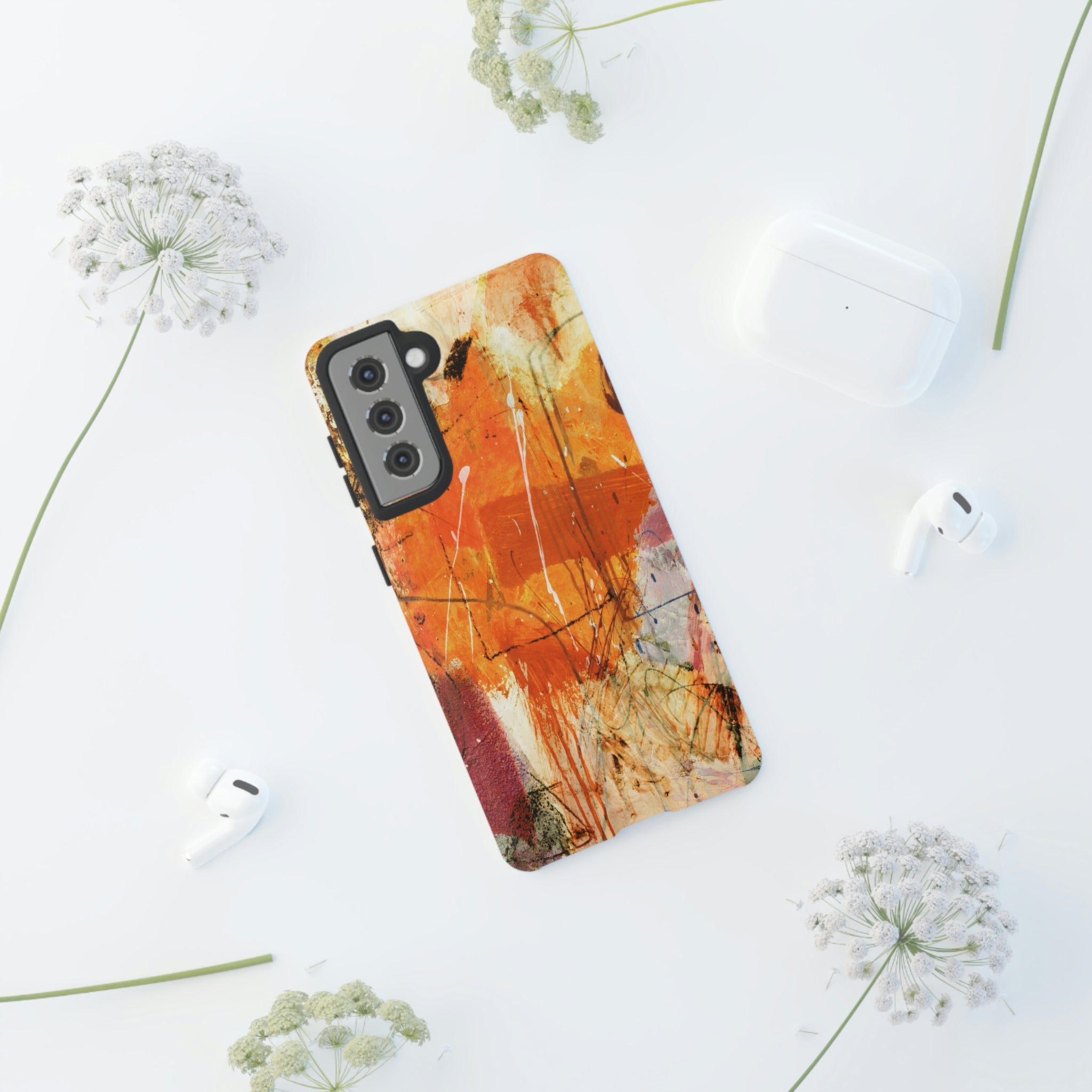 Abstract Orange Art Android Case (Protective) Phone Case