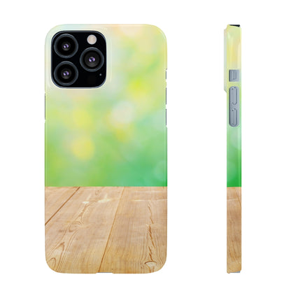 Summer Background With Wooden Pier Samsung/iPhone (Slim) Phone Case