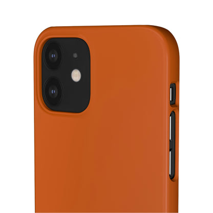 Burnt Orange iPhone Case (Slim) Phone Case