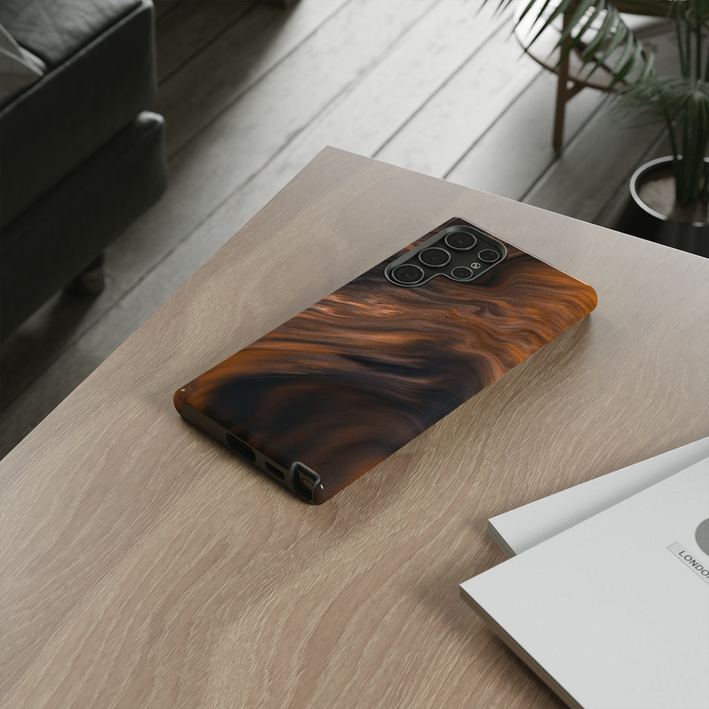 Brown Mist Ink Art Android Case (Protective) Phone Case