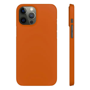 Burnt Orange iPhone Case (Slim) iPhone 12 Pro Max Matte Phone Case