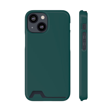 Deep Jungle Green iPhone Case (Card) iPhone 13 Mini Glossy Without gift packaging Phone Case