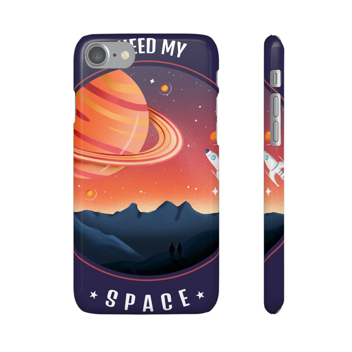 Express Galaxy iPhone Case (Slim) iPhone 7 Glossy Phone Case