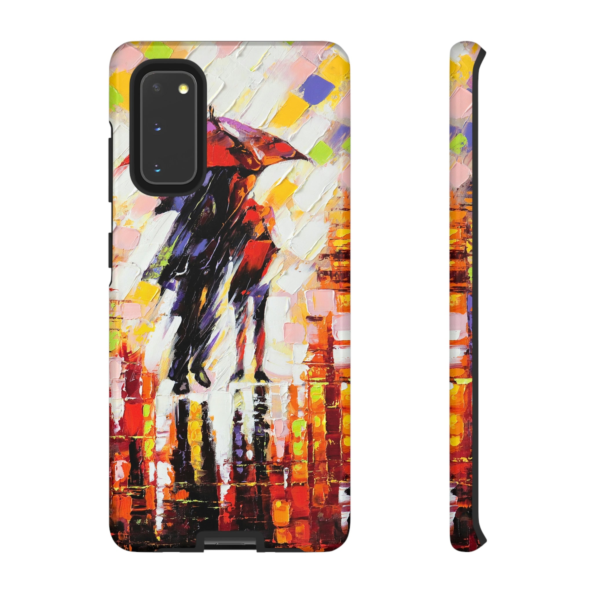 Rain Umbrella Android Case (Protective) Samsung Galaxy S20 Glossy Phone Case