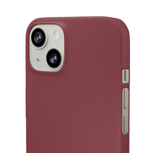 Cordovan Purple iPhone Case (Slim) Phone Case