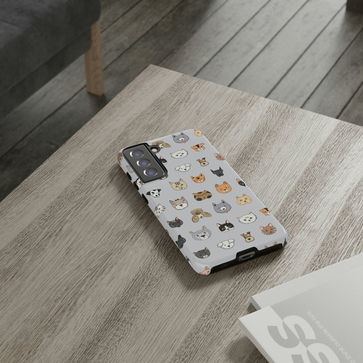 Cats n Dogs Pattern Android Case (Protective) Phone Case