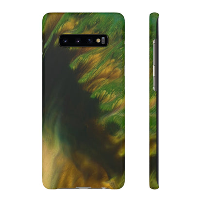 Green Forest Ink Art Android Case (Slim) Samsung Galaxy S10 Plus Matte Phone Case