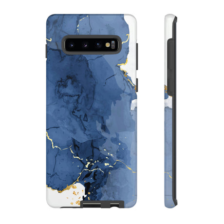 Classic Blue Watercolor Android Case (Protective) Samsung Galaxy S10 Plus Glossy Phone Case