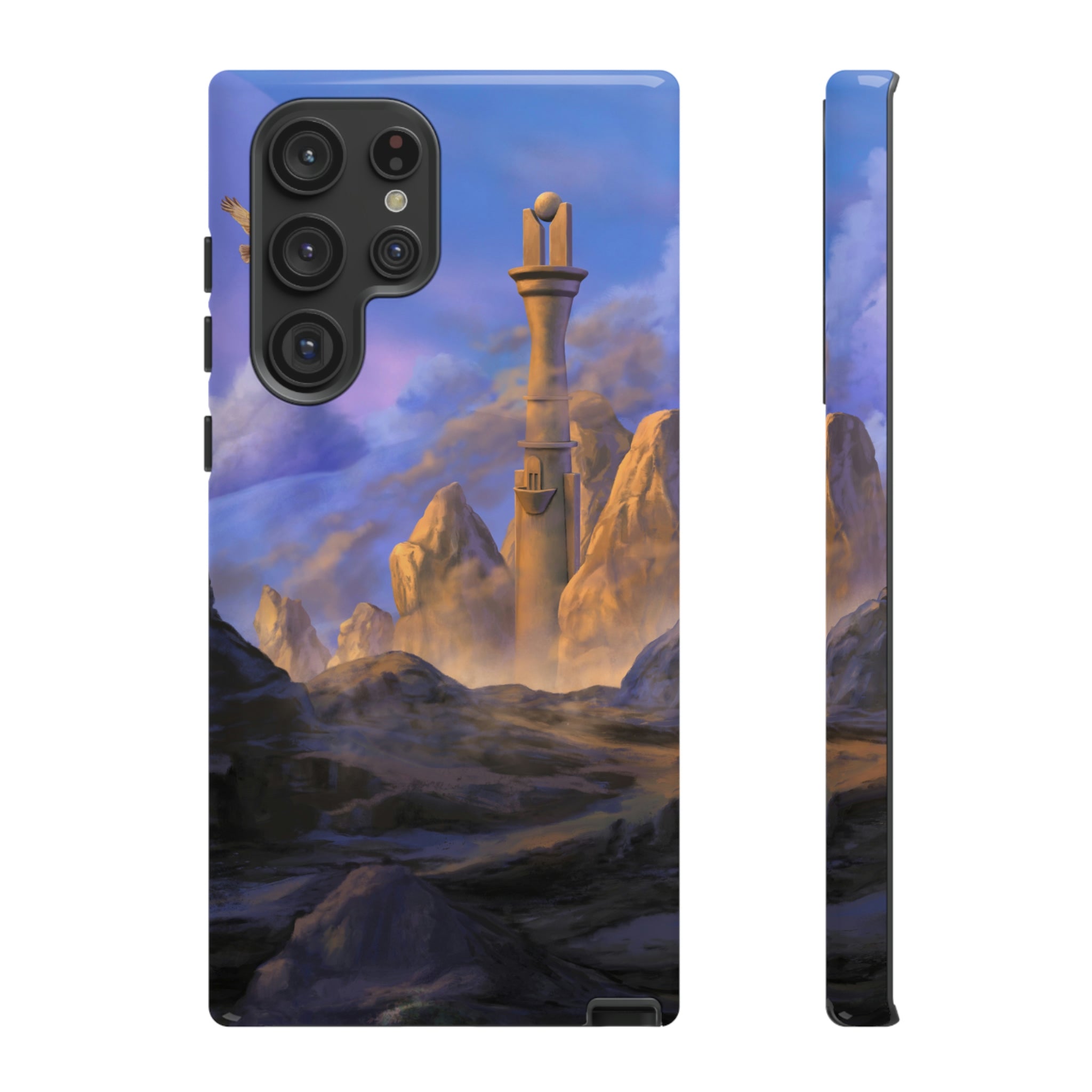 Mysterious Tower Android Case (Protective) Samsung Galaxy S22 Ultra Glossy Phone Case