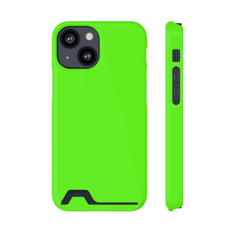 Bright Green iPhone Case (Card) iPhone 13 Mini Glossy Without gift packaging Phone Case