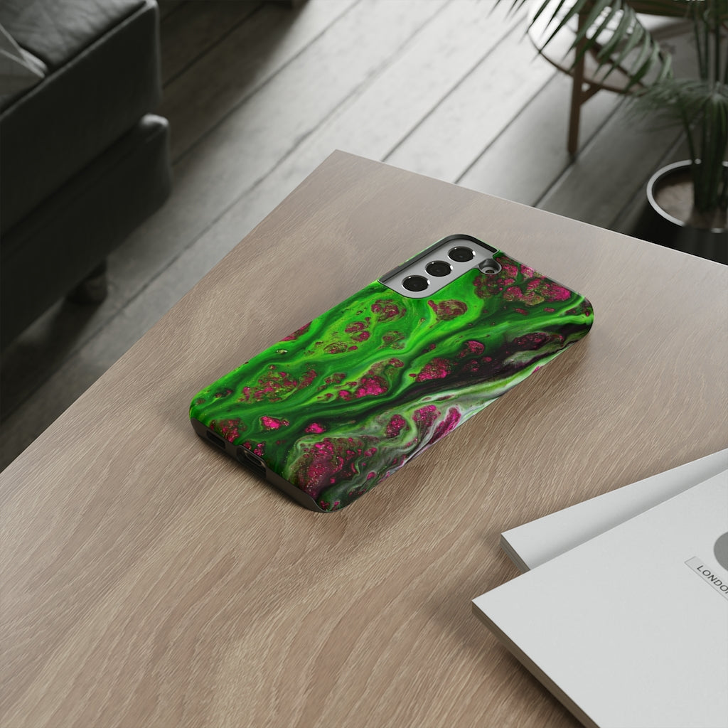 Toxic Green Ink Art Android Case (Protective) Phone Case