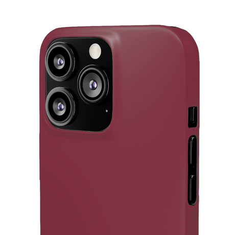 Claret Red iPhone Case (Slim) Phone Case