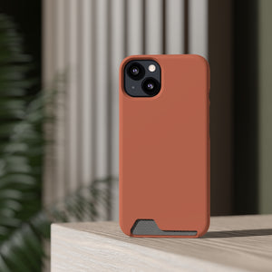 Copper Red iPhone Case (Card) Phone Case