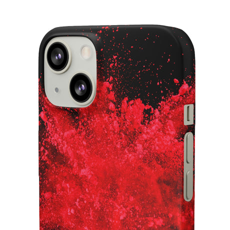 Red Explosion iPhone Case (Slim) Phone Case