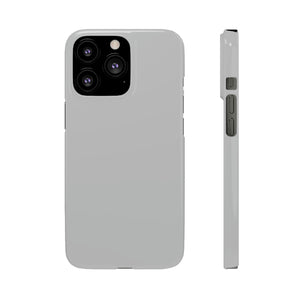 Gray iPhone Case (Slim) iPhone 13 Pro Glossy Phone Case