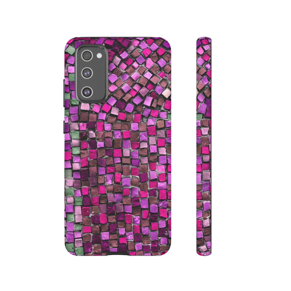 Purple Mosaic Android Case (Protective) Samsung Galaxy S20 FE Matte Phone Case