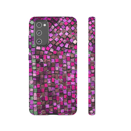 Purple Mosaic Android Case (Protective) Samsung Galaxy S20 FE Matte Phone Case