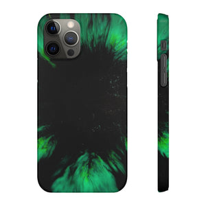 Northen Star Gaze Ink Art iPhone Case (Slim) iPhone 12 Pro Glossy Phone Case