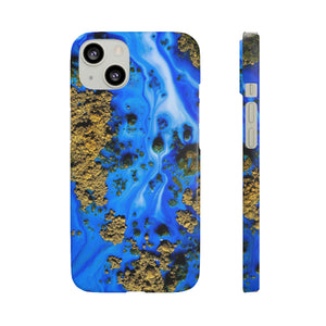 Blue River Ink Art iPhone Case (Slim) iPhone 13 Matte Phone Case