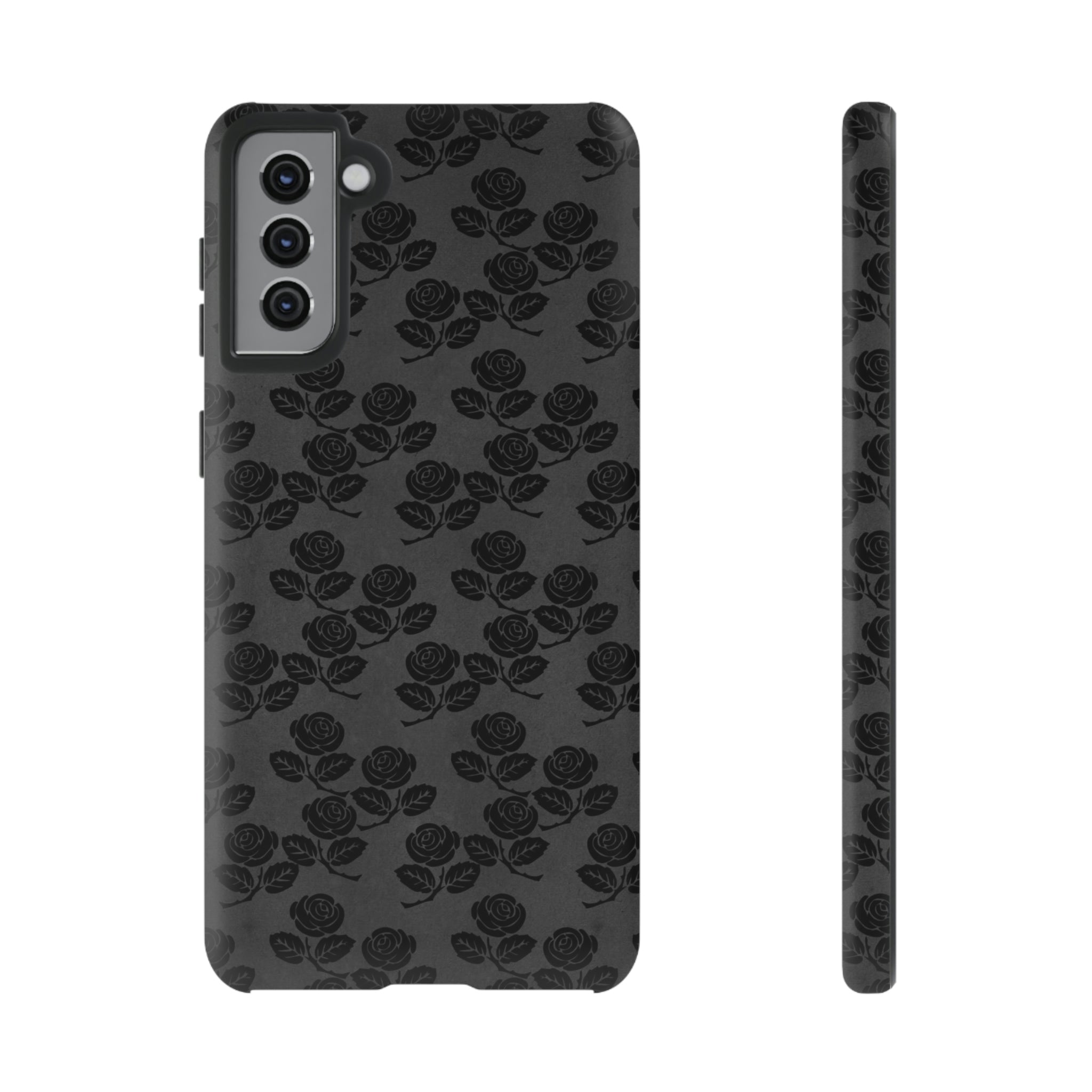 Surrunge Gothic Flower Samsung Case (Protective) Samsung Galaxy S21 Plus Matte Phone Case