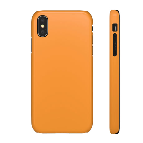 Deep Saffron iPhone Case (Slim) iPhone X Glossy Phone Case