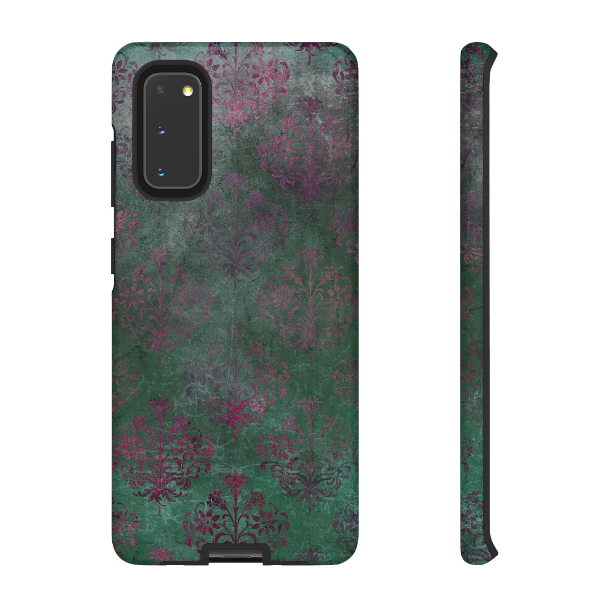 Damask Gothic Flower Samsung Case (Protective) Samsung Galaxy S20 Matte Phone Case