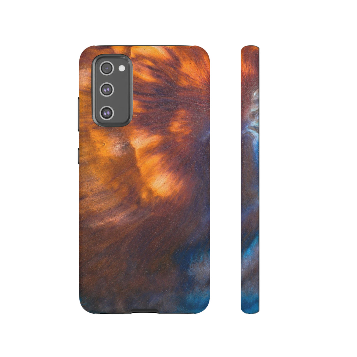 Solar Flare Ink Art Android Case (Protective) Samsung Galaxy S20 FE Matte Phone Case