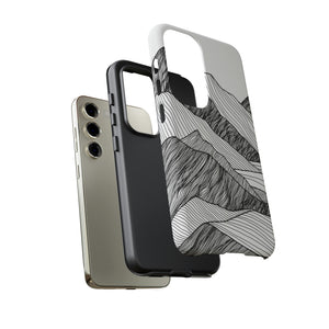 Mountain Line Art Android Case (Protective) Phone Case