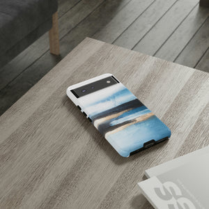 Abstract Blue Oil Painting Android Case (Protective) Phone Case