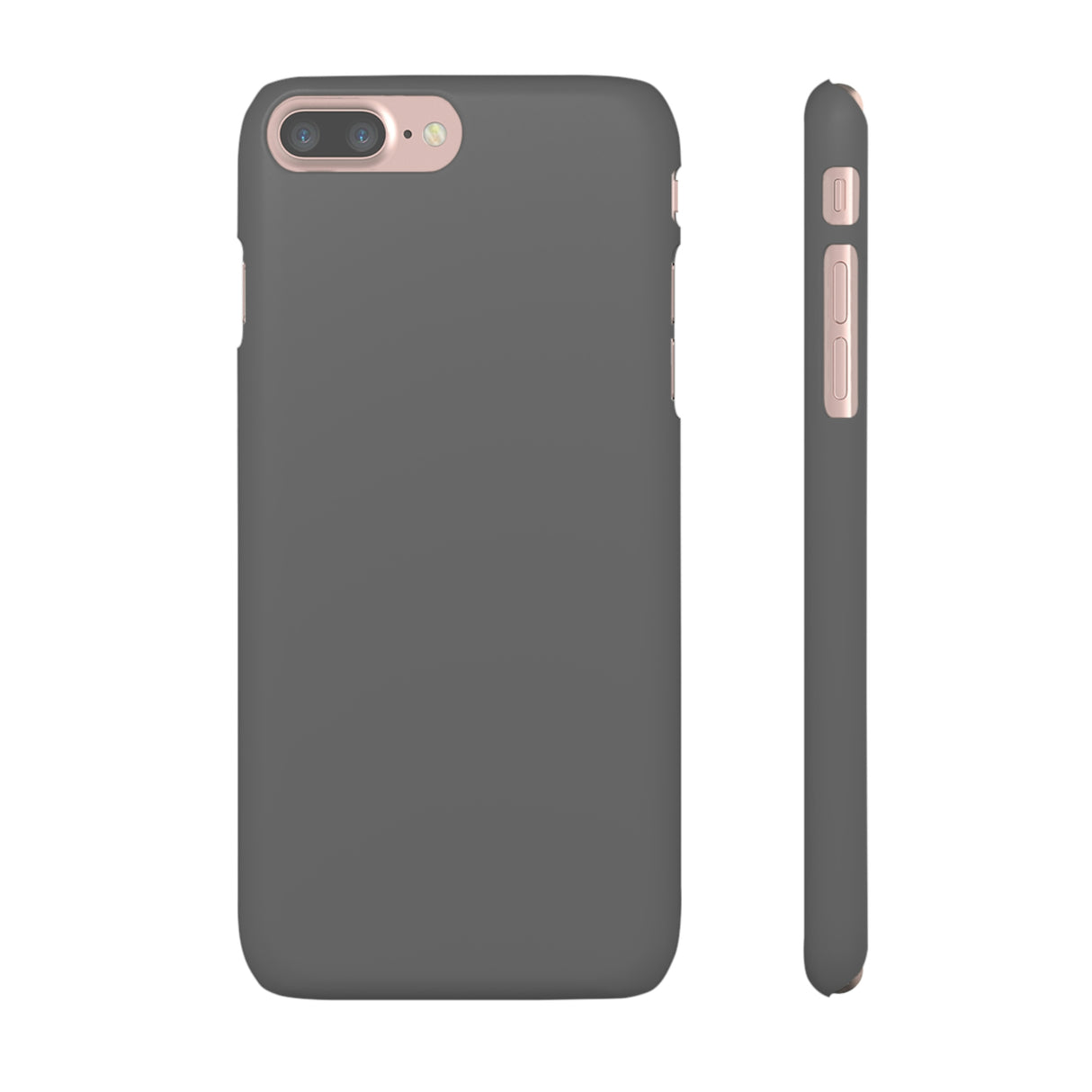 Dim Gray iPhone Case (Slim) iPhone 7 Plus Matte Phone Case