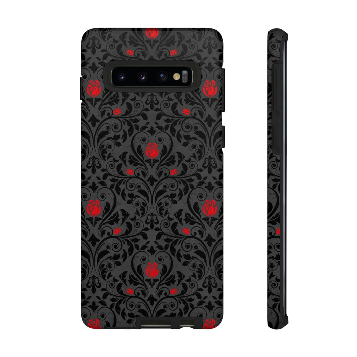 Angerunge Gothic Flower Samsung Case (Protective) Samsung Galaxy S10 Matte Phone Case