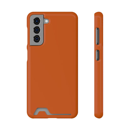 Burnt Orange Android Case (Card) Samsung Galaxy S21 Glossy Without gift packaging Phone Case