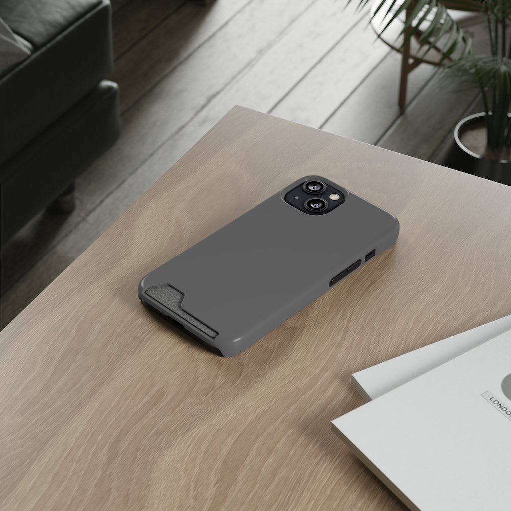 Granite Gray iPhone Case (Card) Phone Case