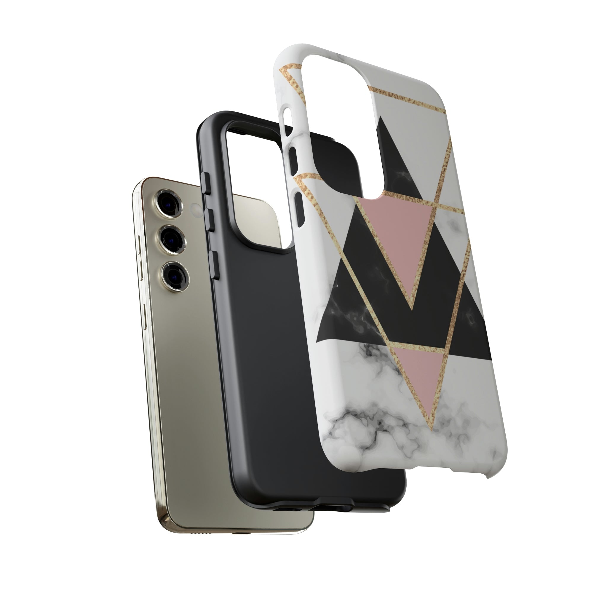 Marble Triangles Android Case (Protective) Phone Case