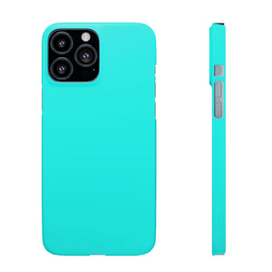 Flourescent Blue iPhone Case (Slim) iPhone 13 Pro Max Matte Phone Case